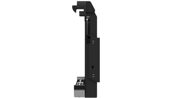 Profil gauche d'une station d'accueil NPT noire pour la tablette de dure 33.