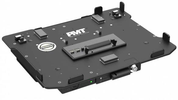 QPT Docking Station with Power Adaptor overhead view