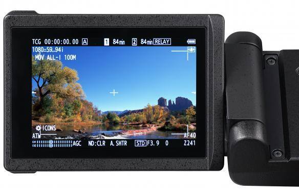 4K Handheld Camcorder - ag-cx350_10_monitor_2