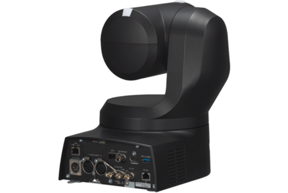 4K PTZ Camera back view with ports.