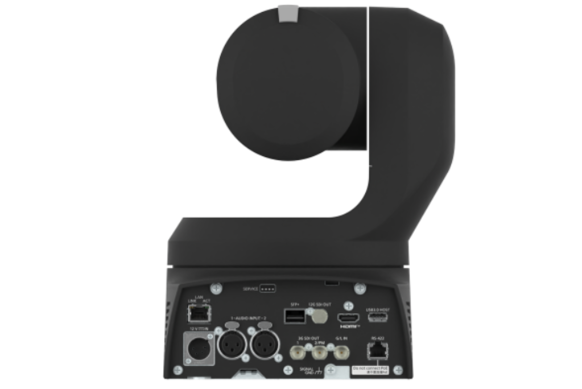 4K PTZ Camera back view with ports