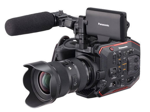 Compact 5.7K Super 35 mm Cinema Camera - AU-EVA1_Slant-1024_0
