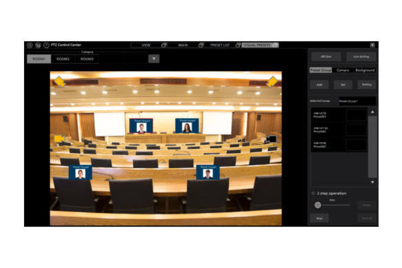 Visual Preset Plugin for PTZ Camera Control Center Software - AW-SF300-Visual-Preset-Plugin