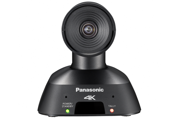 Caméra Panasonic Black Panasonic 4K orientée vers l'avant.