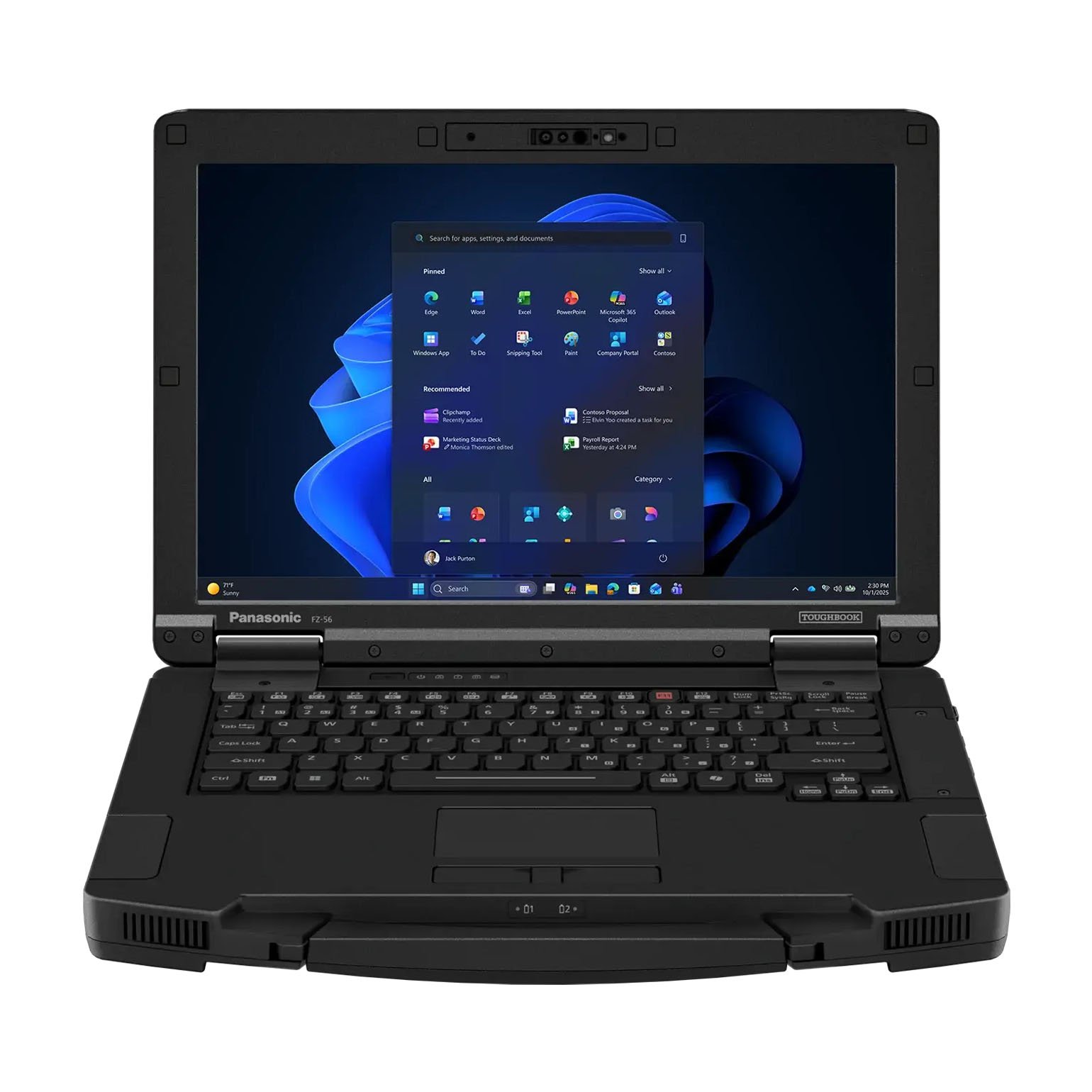 TOUGHBOOK 56 Rugged Laptop Front