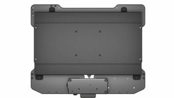 Gray docking cradle for TOUGHBOOK 40