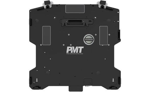 Black cradle for TOUGHBOOK 33 laptop with power adaptor connection.