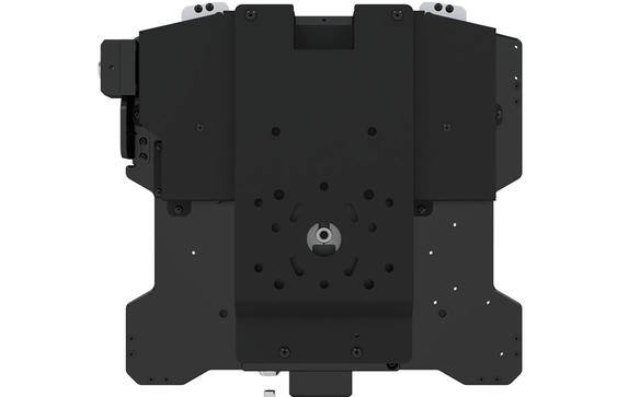 Berceau d'amarrage noir pour ordinateur portable dur-livre 33 avec verrouillage d'écran et adaptateur d'alimentation.
