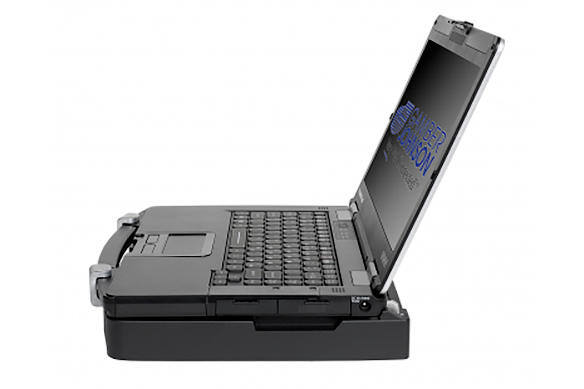 Docking station kit with Lind 120W auto bare wire leads power supply (no RF) for CF-54 - 7170-0250_5