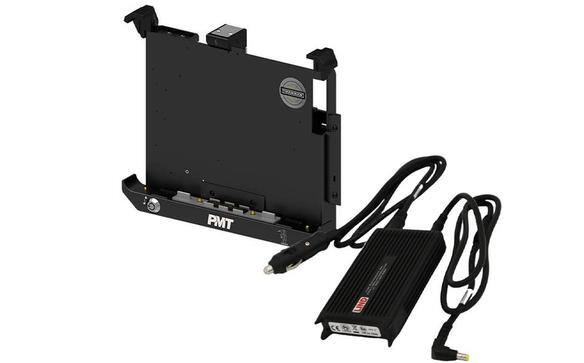 Docking station with power adapter for Toughbook 33 tablet.