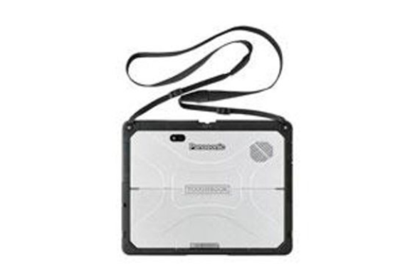 Panasonic tablet case with shoulder strap.