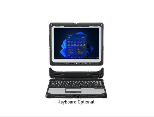 Toughbook 33 with screen detached from keyboard