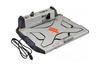Docking station for Panasonic Toughbook laptops with power cable and antenna ports.