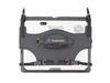 Black rotating hand strap for electronic devices with adjustable corners.