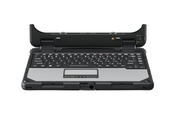 Panasonic premium keyboard with a rugged design and integrated touchpad.