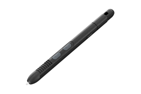 Black Panasonic digitizer stylus pen with button controls.