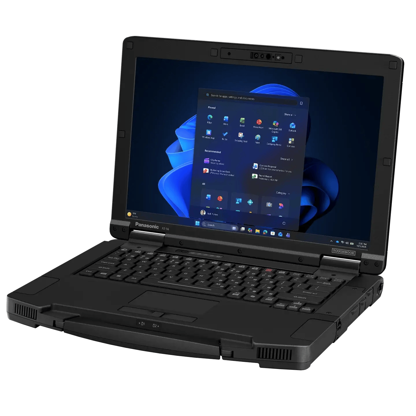 TOUGHBOOK 56 Rugged Laptop Front Right