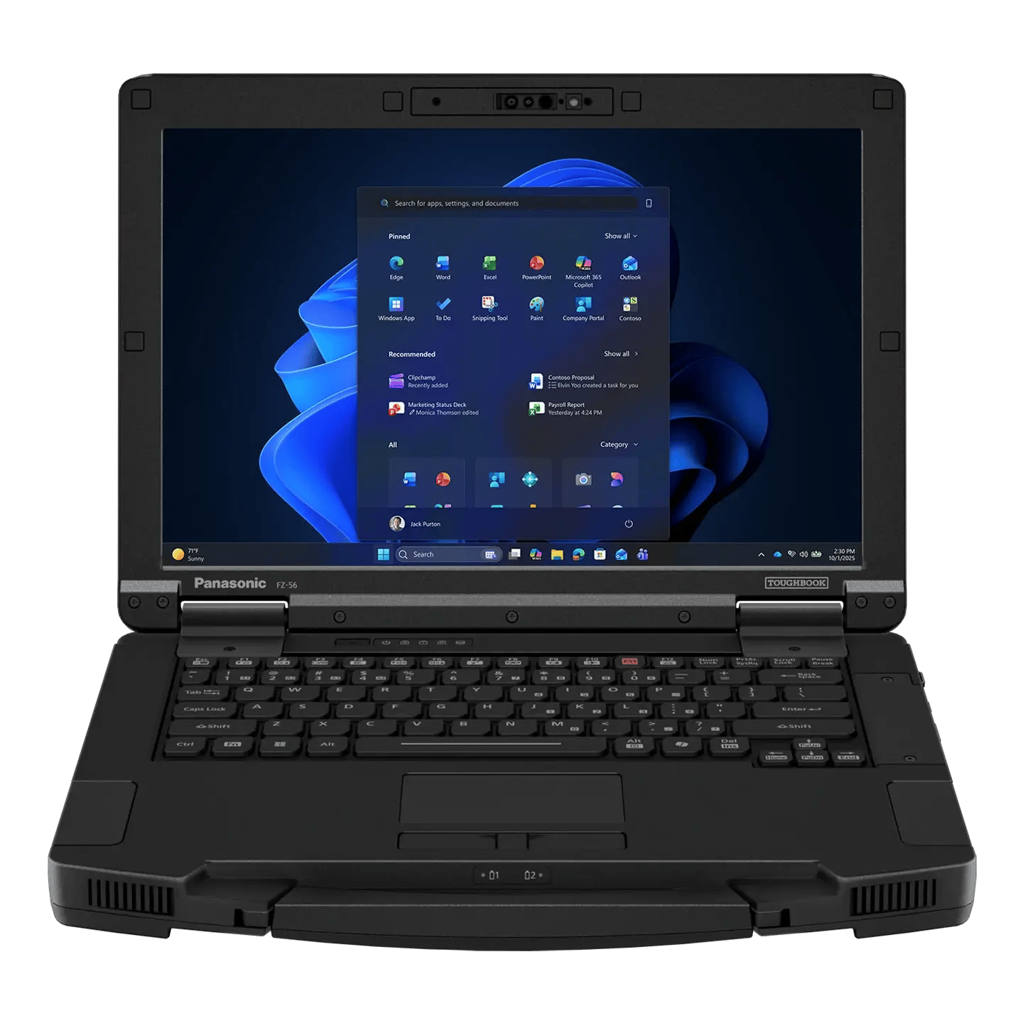 TOUGHBOOK 56 Rugged Laptop Front