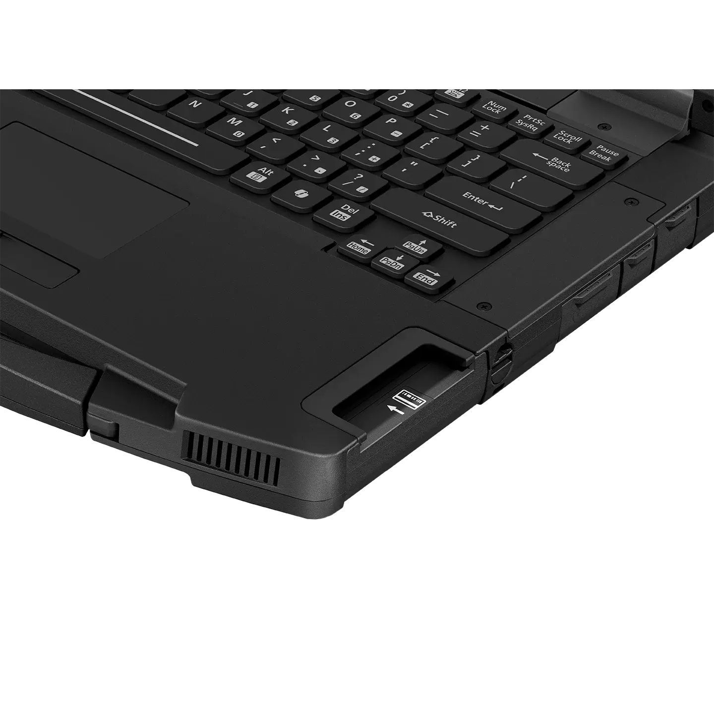 TOUGHBOOK 56 Rugged Laptop Insertable Smart Card Reader Right Side xPAK
