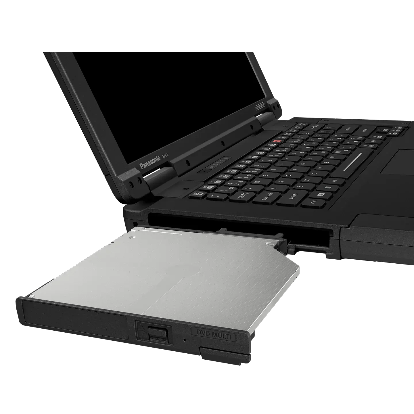TOUGHBOOK 56 Rugged Laptop Left Side xPAK DVD