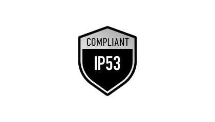 IP53 Compliant