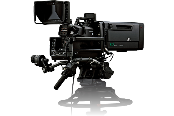 AK-UC4000 4K HDR & HD Slow Motion Camera System on tripod with view finder